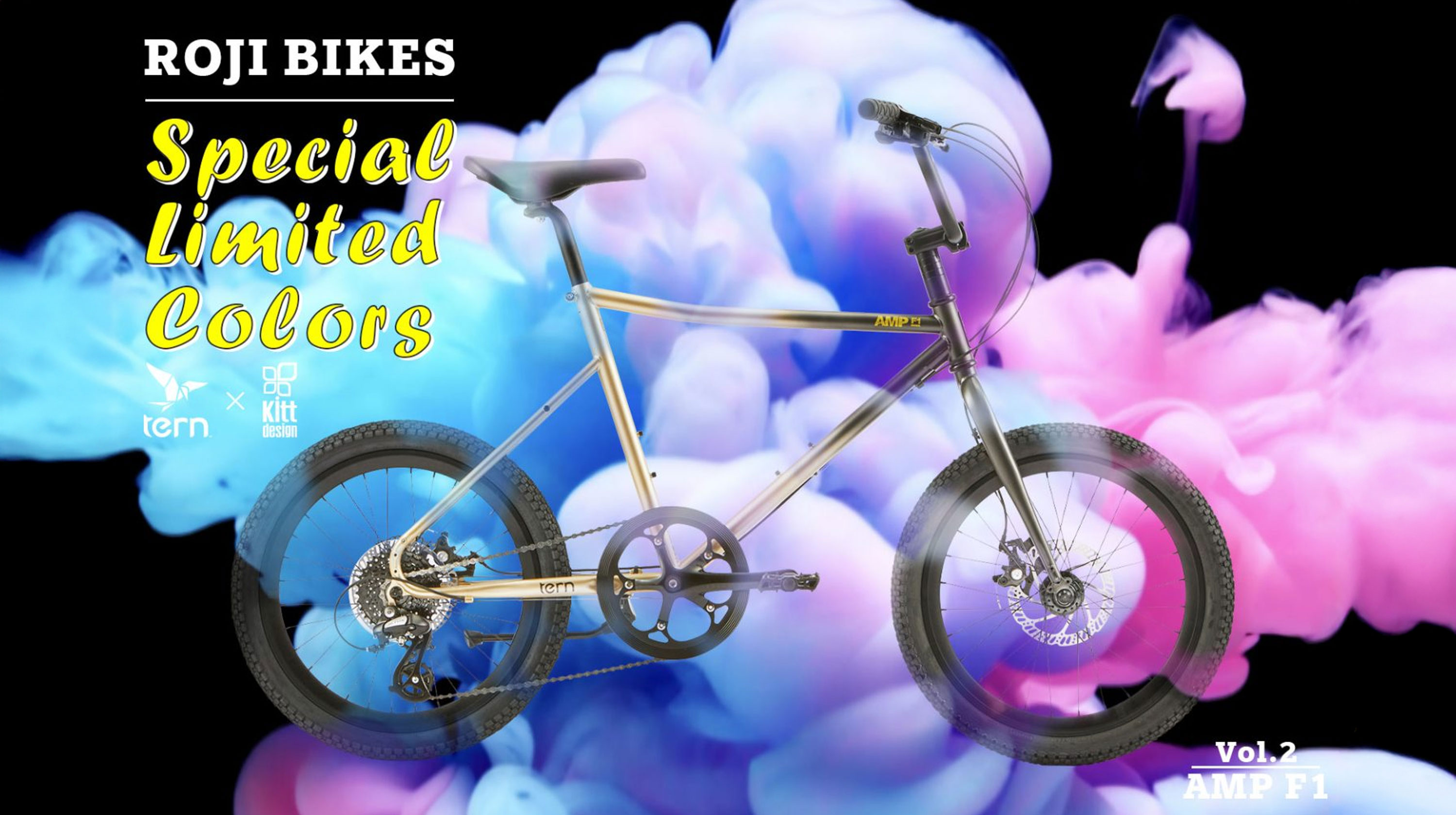 【Limited Color】~Roji Bikes 限定カラーシリーズ第二弾~ 次世代ストリートバイク「AMP F1」より登場！