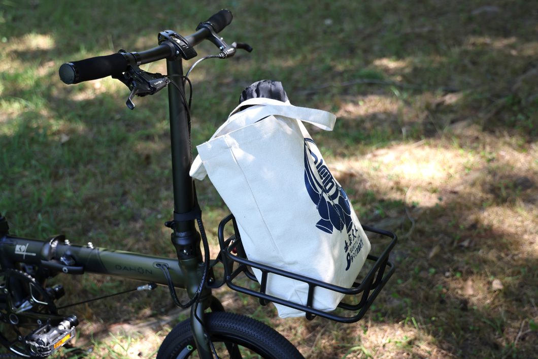 Front Cargo Basketを装着したDAHON K9X