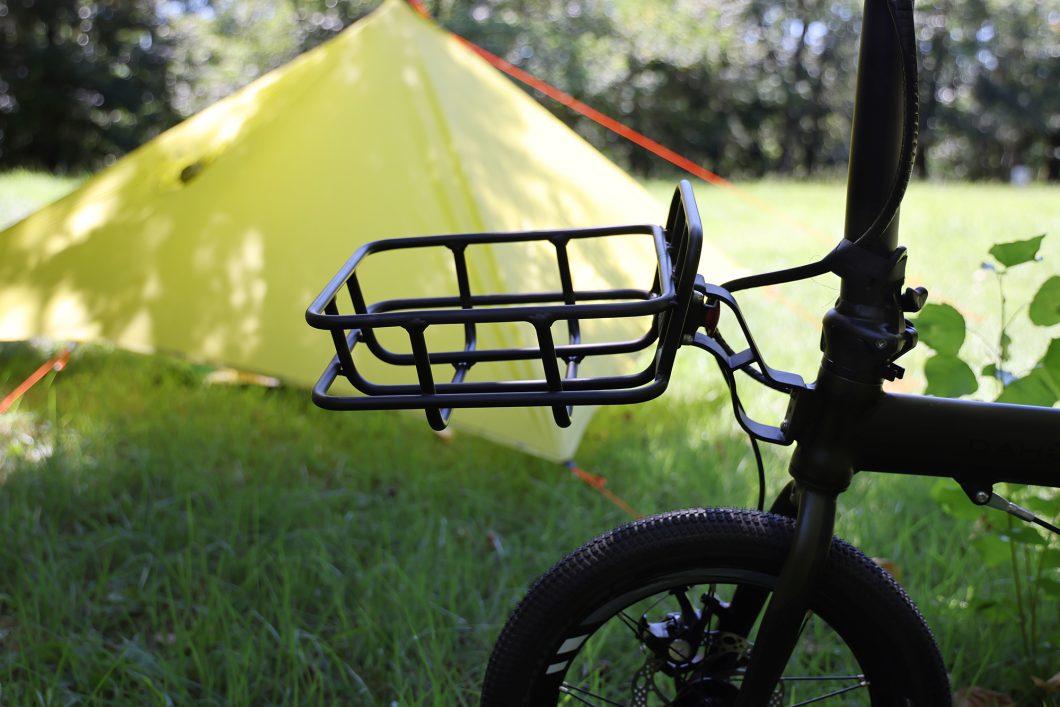 Front Cargo Basketを装着したDAHON K9X