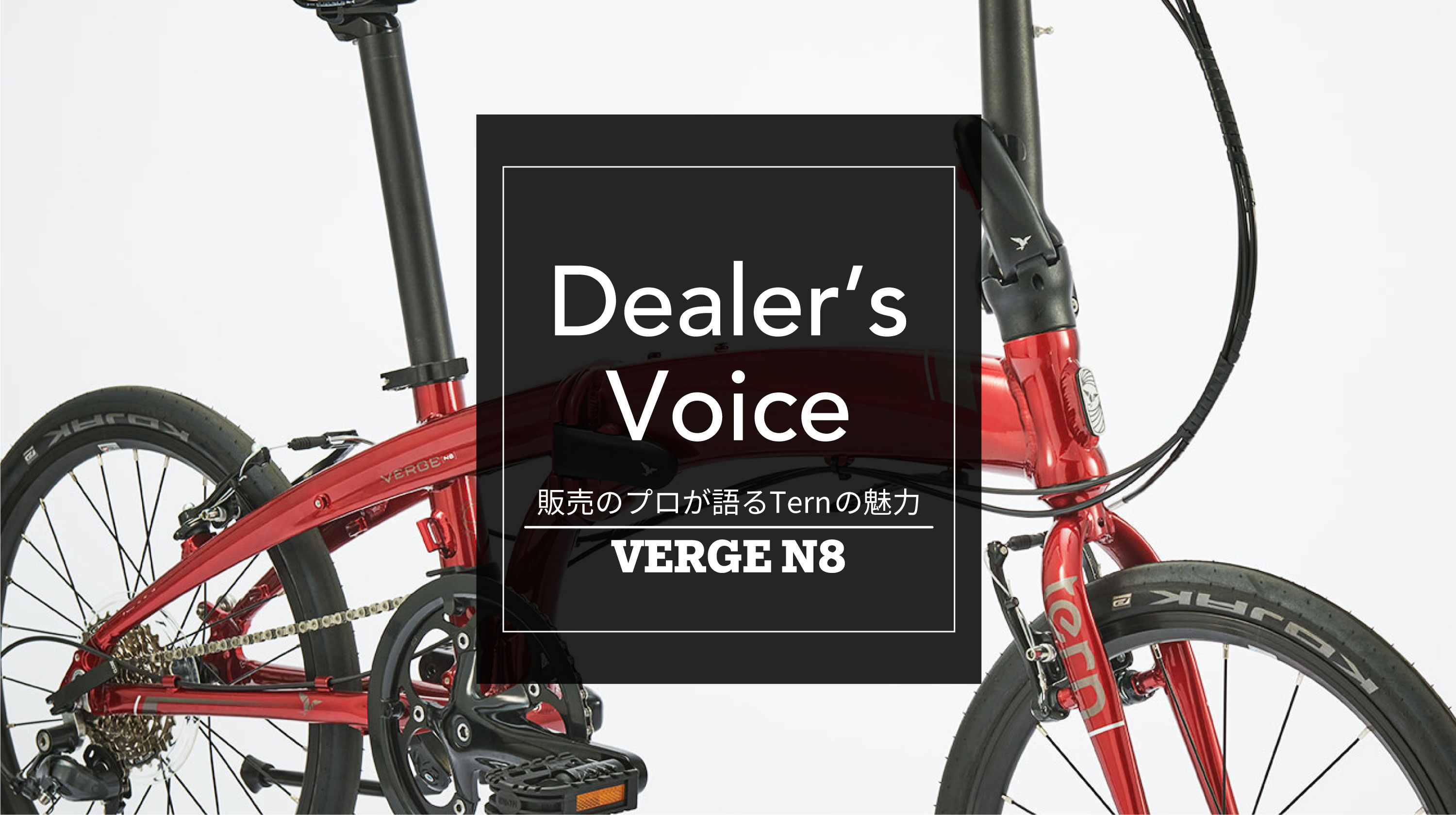 【pick up】Dealer’s Voice ~販売のプロが語るTernの魅力~ VERGE N8編