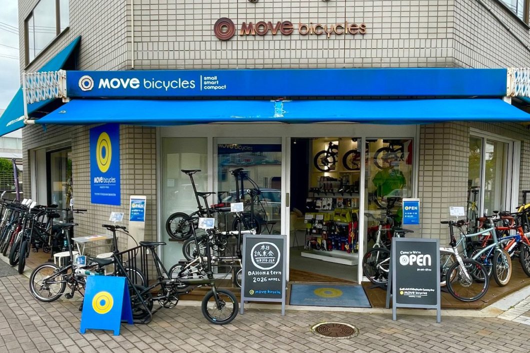 MOVE bicycles 店頭