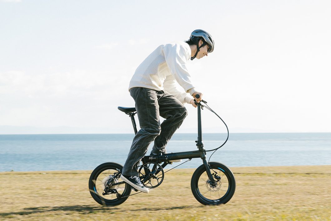 ミニベロ　K9X走行シーン