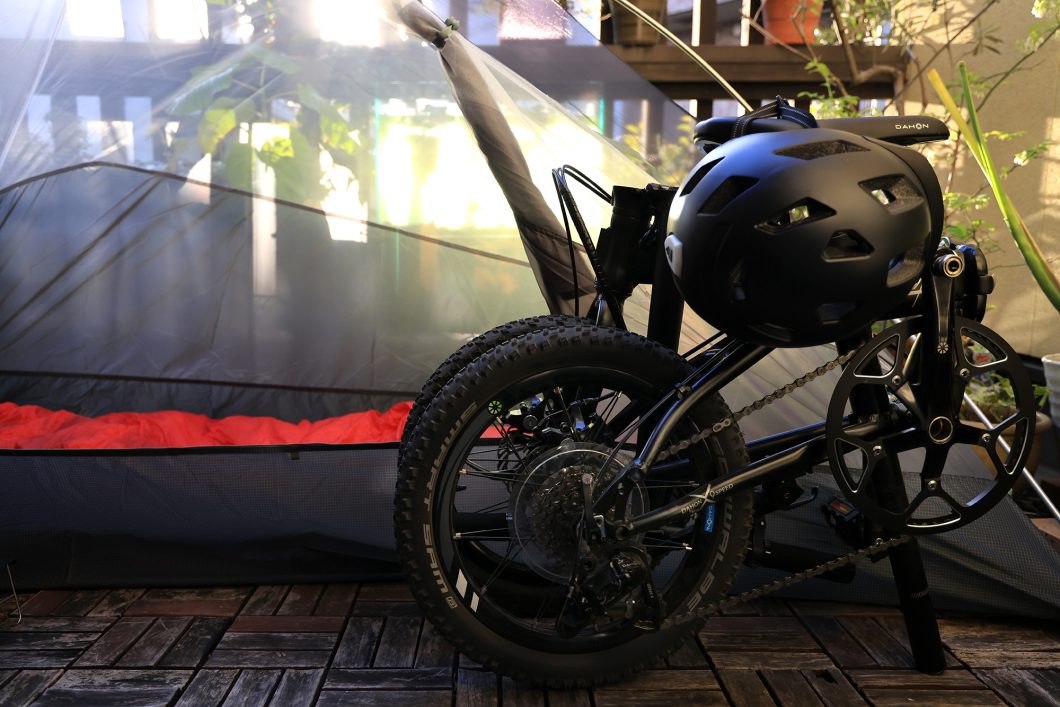 家でキャンプをする方法 おうちキャンプ いえキャン 部屋キャン DAHON K9X