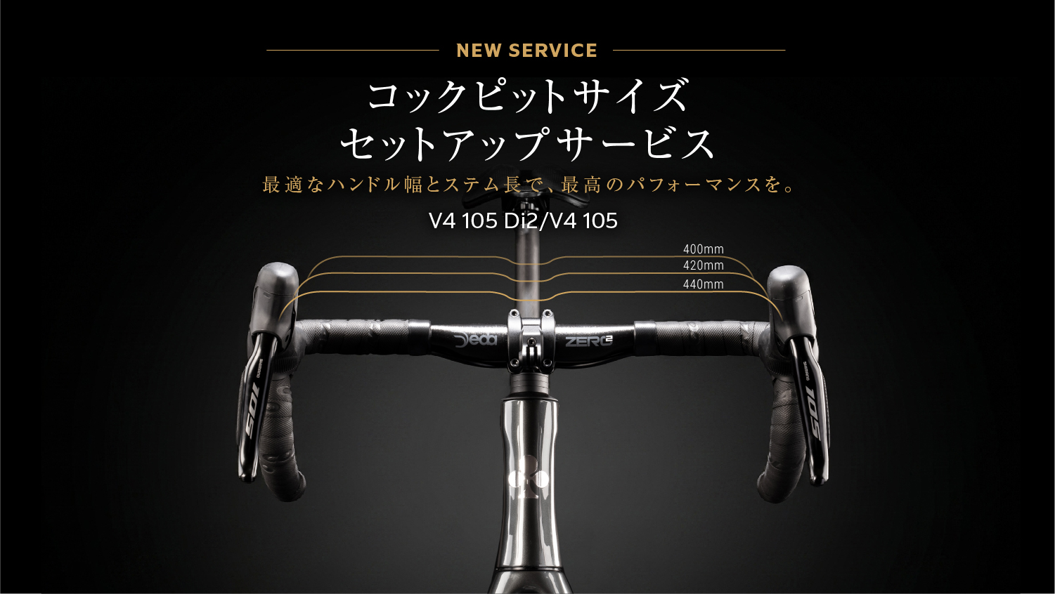 V4 Disc にコックピットサイズ セットアップサービスが登場