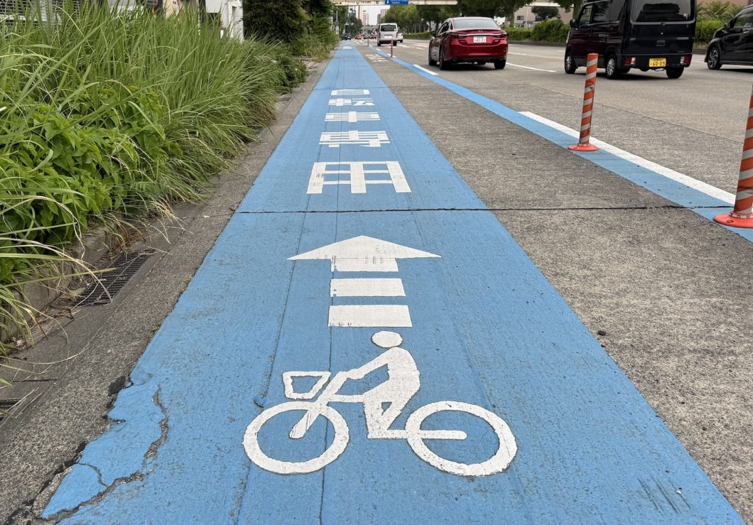 普通自転車専用通行帯イメージ