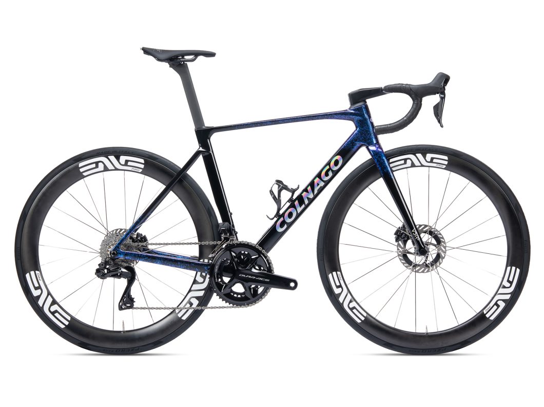 シマノ鈴鹿ロード COLNAGO展示車体　コルナゴ　ロードバイク　V5Rs Dura Ace Di2　Size：485S / Color：STBU [ Black Marble ]